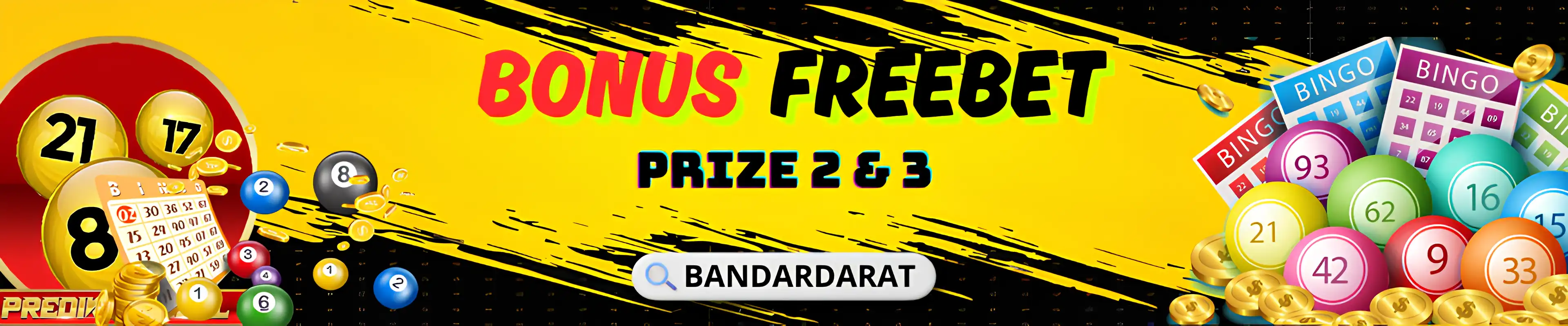 BandarDarat FREEBET-BONUS PRIZE 2 dan PRIZE 3 di GAME 4D DISKON | BRD